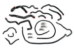 HPS Performance High Temp Reinforced Silicone Radiator and Heater Coolant Hose Kit Black 57-1512-BLK