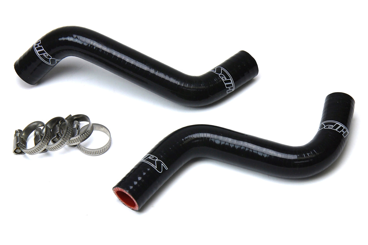 HPS Performance High Temp Reinforced Silicone Radiator Coolant Hose Kit Black 57-1524-BLK