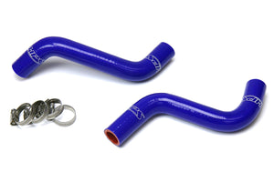 HPS Performance High Temp Reinforced Silicone Radiator Coolant Hose Kit Blue 57-1524-BLUE