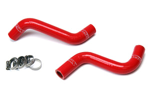 HPS Performance High Temp Reinforced Silicone Radiator Coolant Hose Kit Red 57-1524-RED