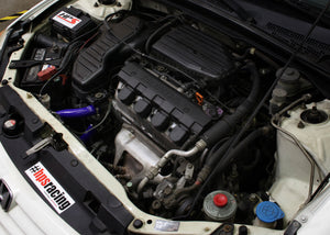 HPS Performance High Temp Reinforced Silicone Radiator Coolant Hose Kit, Blue, 2001-2005 Civic 1.7L Automatic Trans