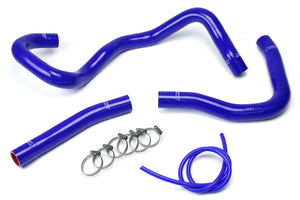 HPS Performance High Temp Reinforced Silicone Radiator Coolant Hose Kit Blue 57-1530-BLUE