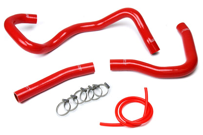HPS Performance High Temp Reinforced Silicone Radiator Coolant Hose Kit Red 57-1530-RED
