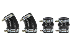 HPS Performance Ultra High Temp Aramid Reinforced Silicone Intercooler Hose Boots Kit Black 57-1576-BLK