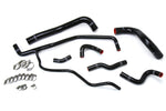 HPS Performance High Temp Reinforced Silicone Radiator and Heater Coolant Hose Kit Black 57-1583-BLK