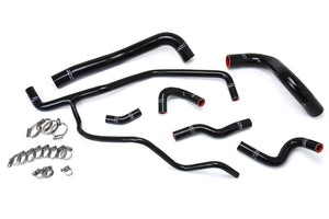 HPS Performance High Temp Reinforced Silicone Radiator and Heater Coolant Hose Kit Black 57-1583-BLK