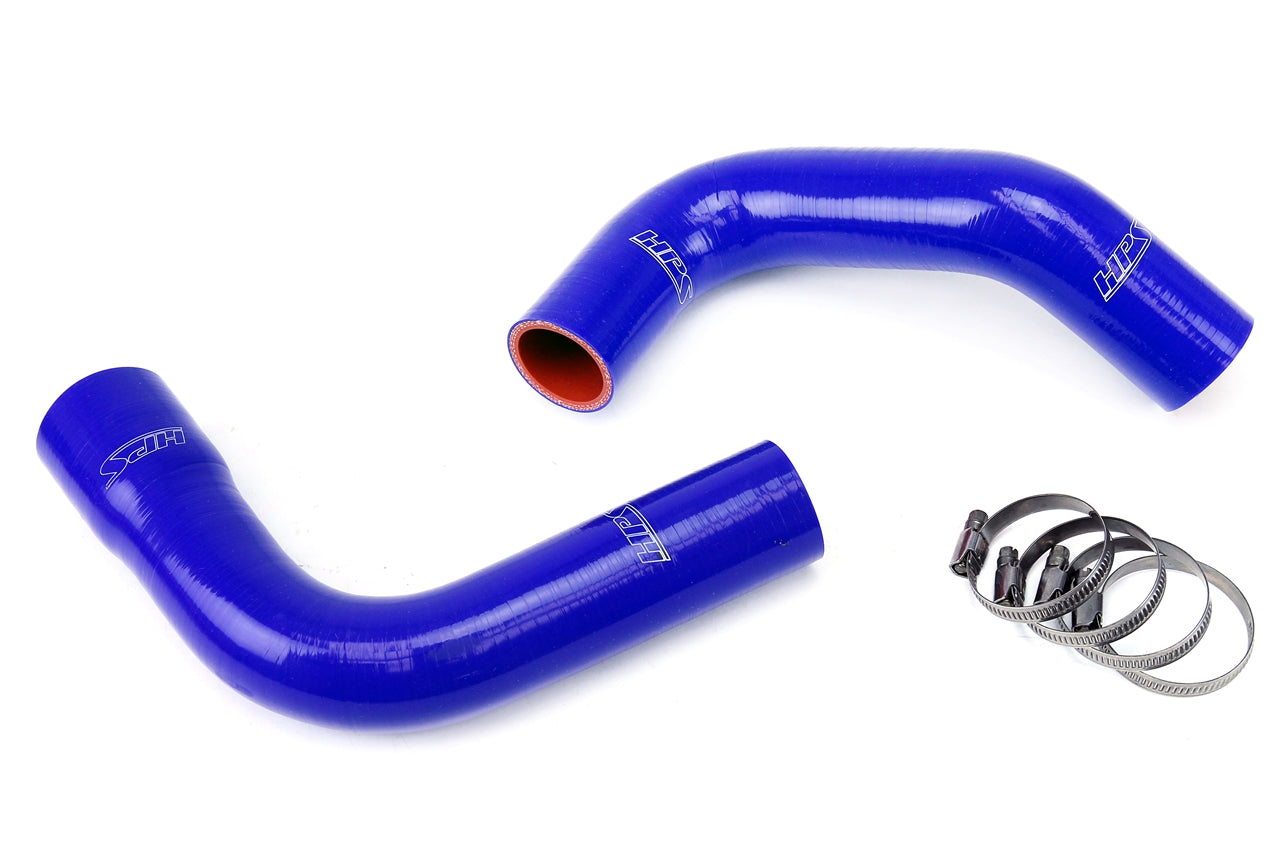 HPS Performance High Temp Reinforced Silicone Radiator Coolant Hose Kit Blue 57-1588-BLUE