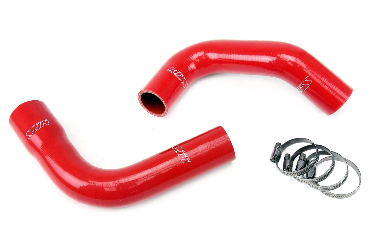 HPS Performance High Temp Reinforced Silicone Radiator Coolant Hose Kit Red 57-1588-RED