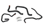 HPS Performance High Temp Reinforced Silicone Radiator and Heater Coolant Hose Kit Black 57-1589-BLK