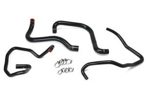 HPS Performance High Temp Reinforced Silicone Radiator and Heater Coolant Hose Kit Black 57-1589-BLK