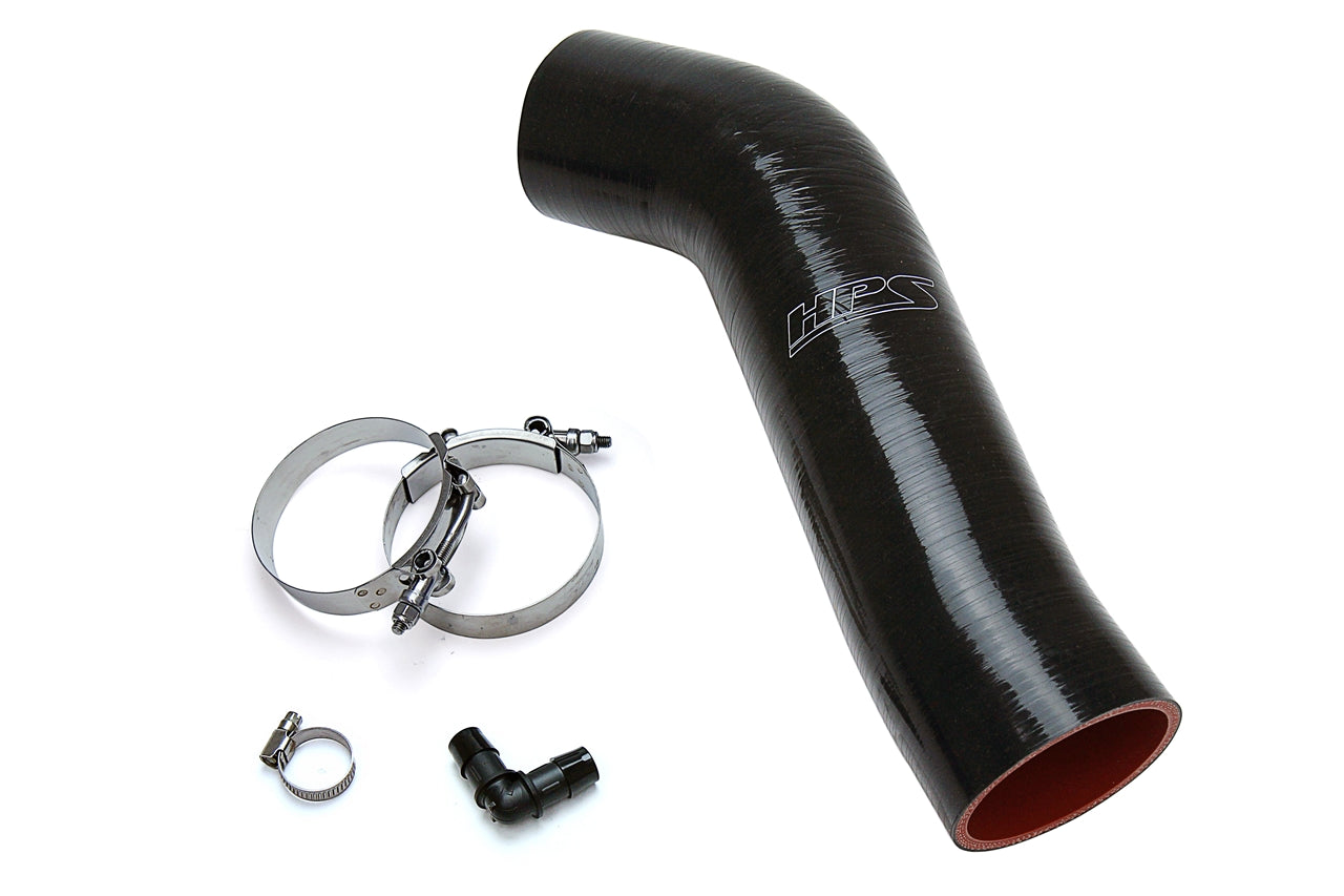 HPS Performance High Temp Reinforced Silicone Air Intake Hose Kit Black 57-1592-BLK