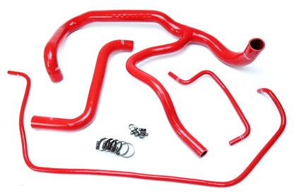 HPS Performance High Temp Reinforced Silicone Radiator Coolant Hose Kit Red 57-1594R-RED