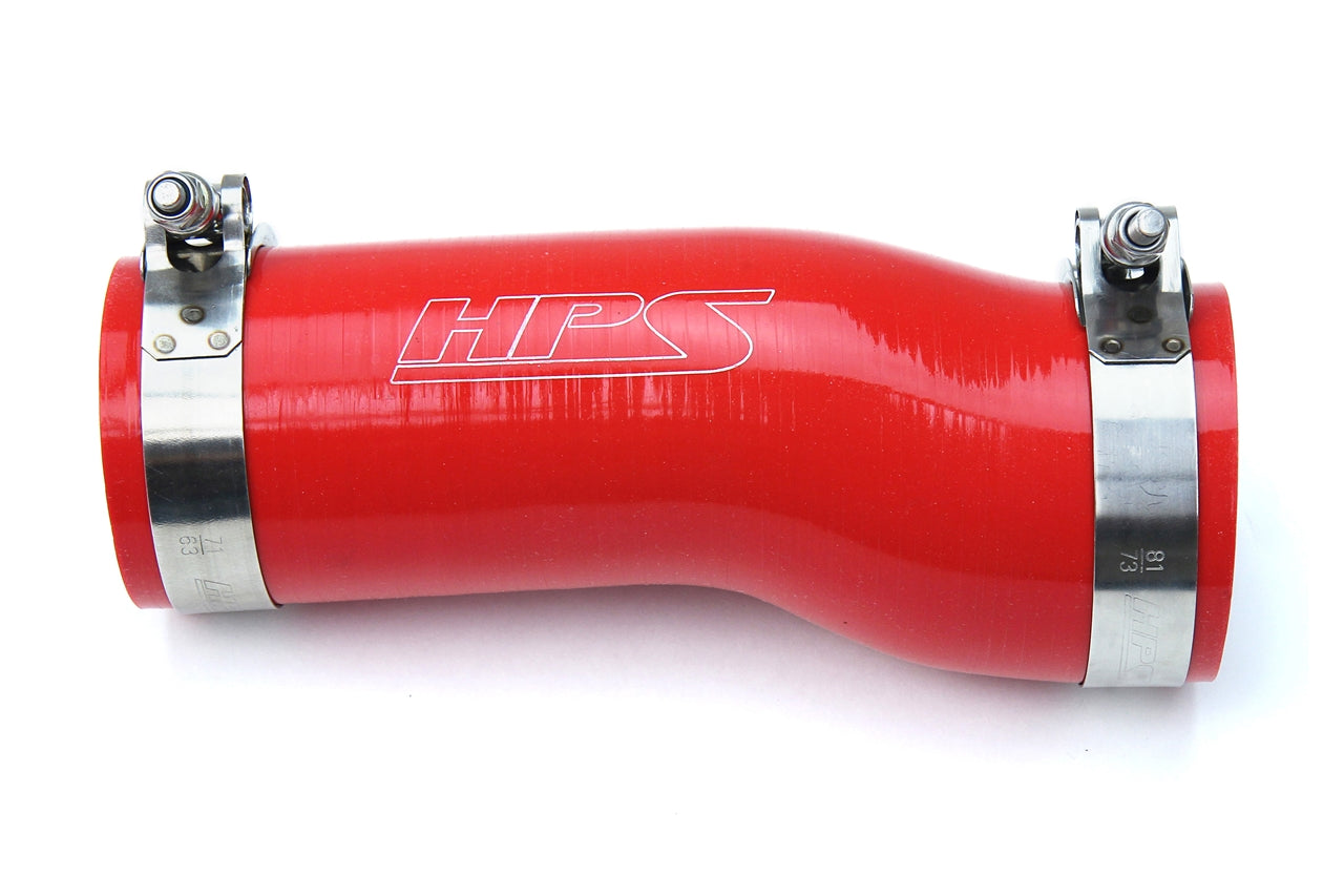 HPS Performance High Temp Reinforced Silicone Air Intake Hose Kit Red 57-1595-RED