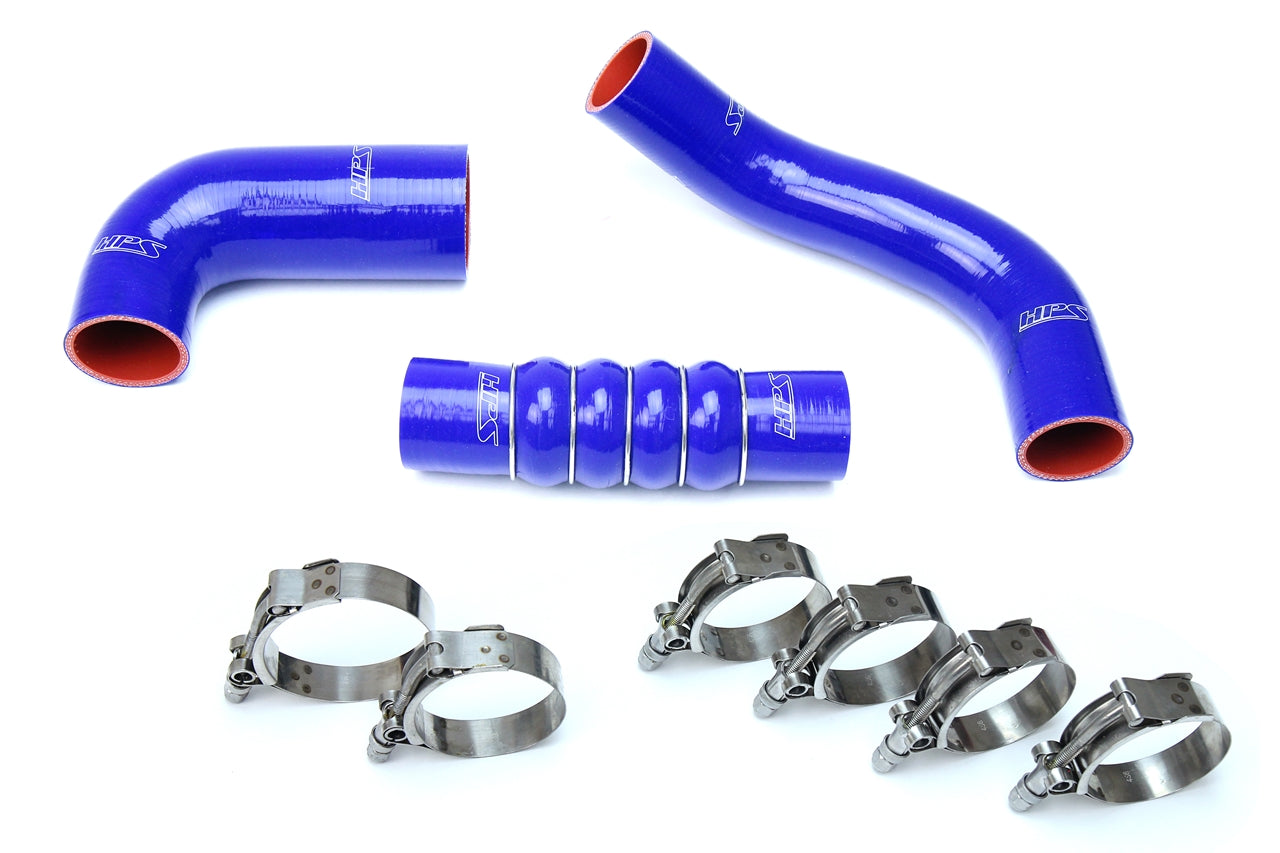 HPS Performance High Temp Reinforced Silicone Intercooler Hose Boots Kit Blue 57-1599-BLUE