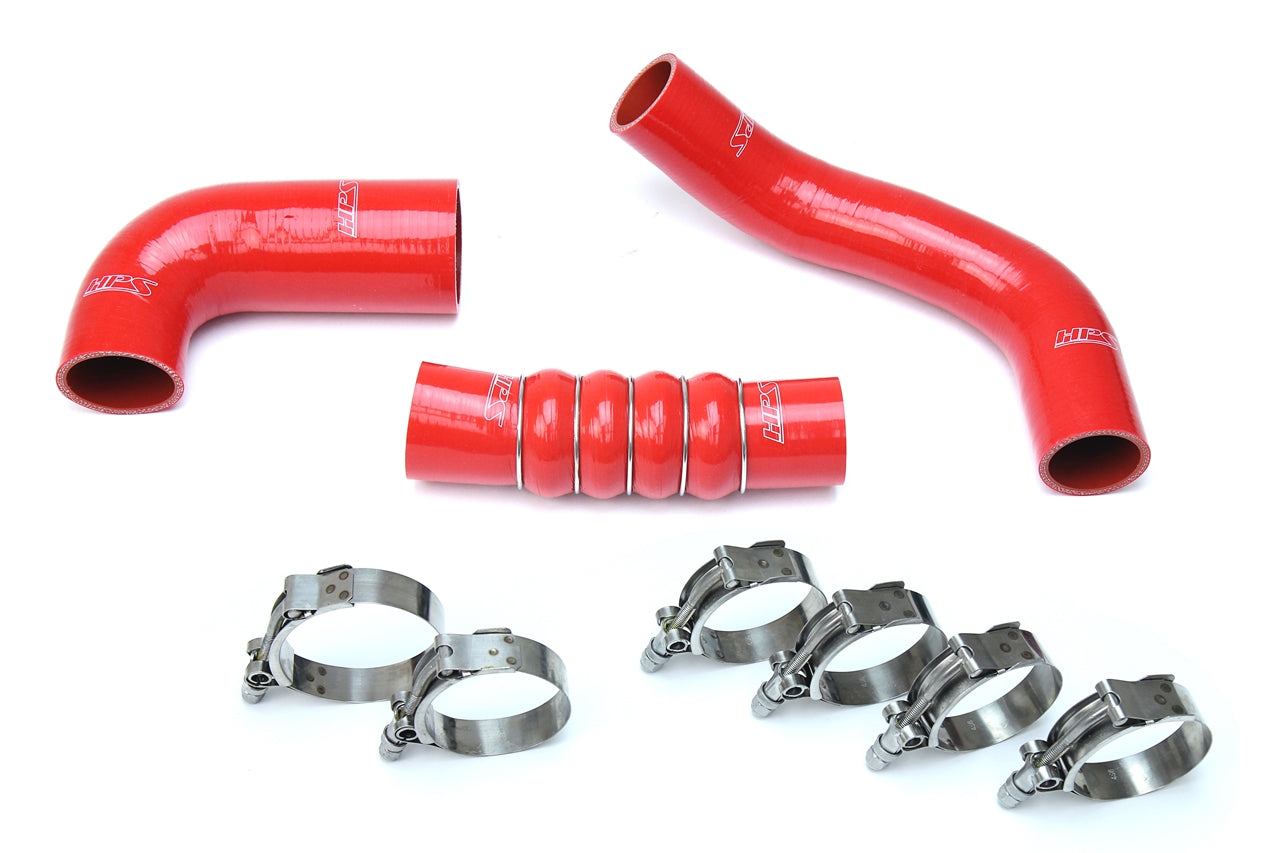HPS Performance High Temp Reinforced Silicone Intercooler Hose Boots Kit Red 57-1599-RED