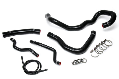 HPS Performance High Temp Reinforced Silicone Radiator and Heater Coolant Hose Kit Black 57-1609-BLK