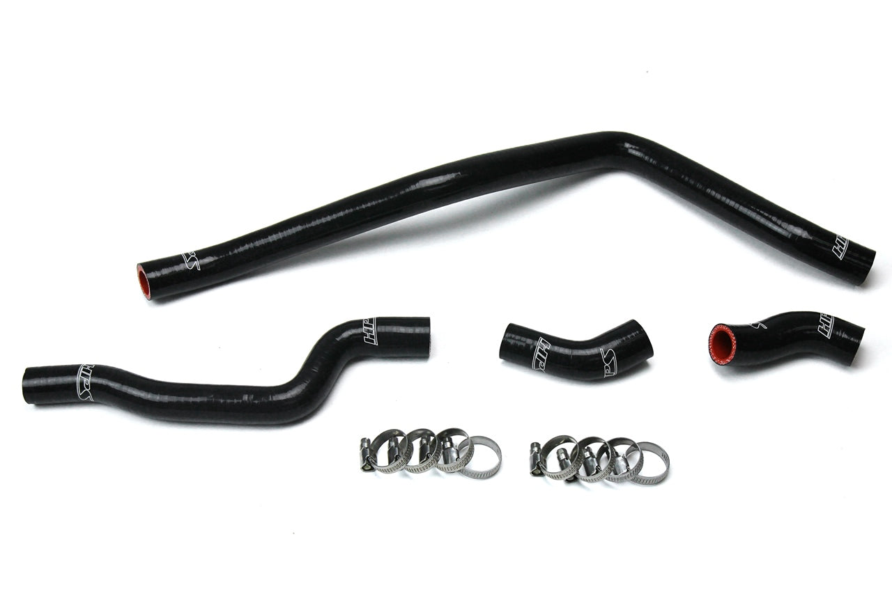 HPS Performance High Temp Reinforced Silicone Radiator Coolant Hose Kit Black 57-1615-BLK