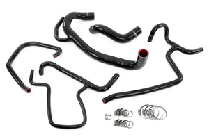 HPS Performance High Temp Reinforced Silicone Radiator and Heater Coolant Hose Kit Black 57-1616-BLK