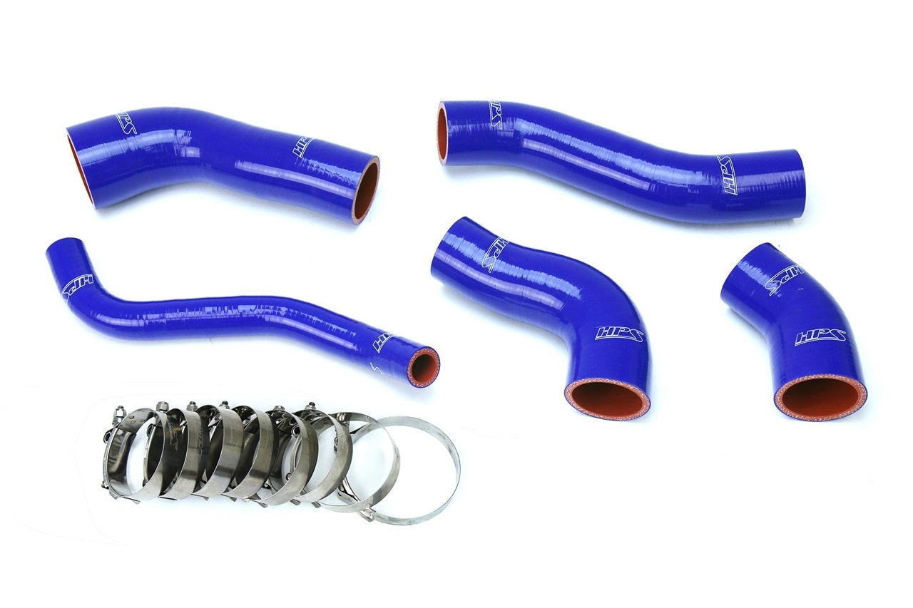 HPS Performance High Temp Reinforced Silicone Intercooler Hose Boots Kit Blue 57-1629-BLUE
