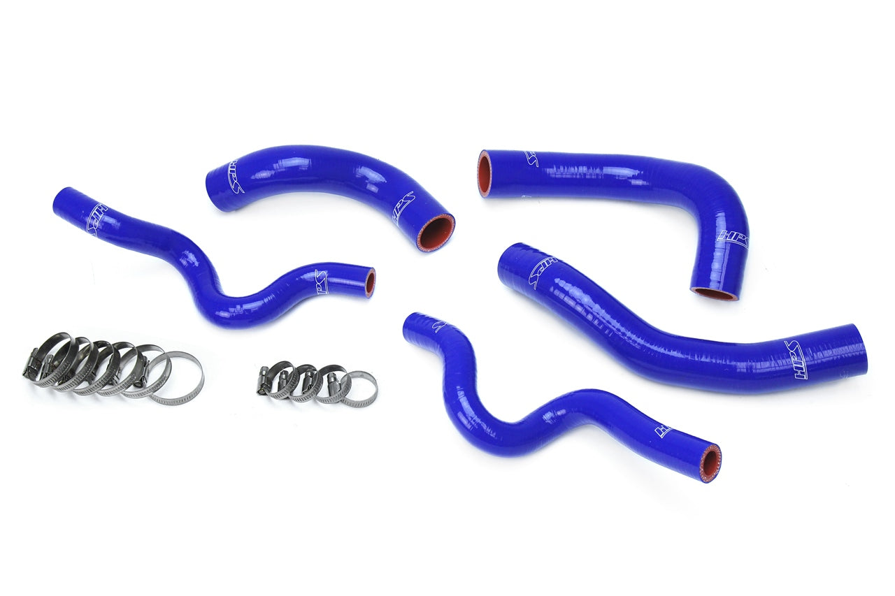 HPS Performance High Temp Reinforced Silicone Radiator Coolant Hose Kit Blue 57-1630-BLUE