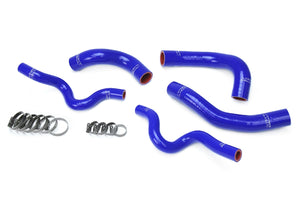 HPS Performance High Temp Reinforced Silicone Radiator Coolant Hose Kit Blue 57-1630-BLUE