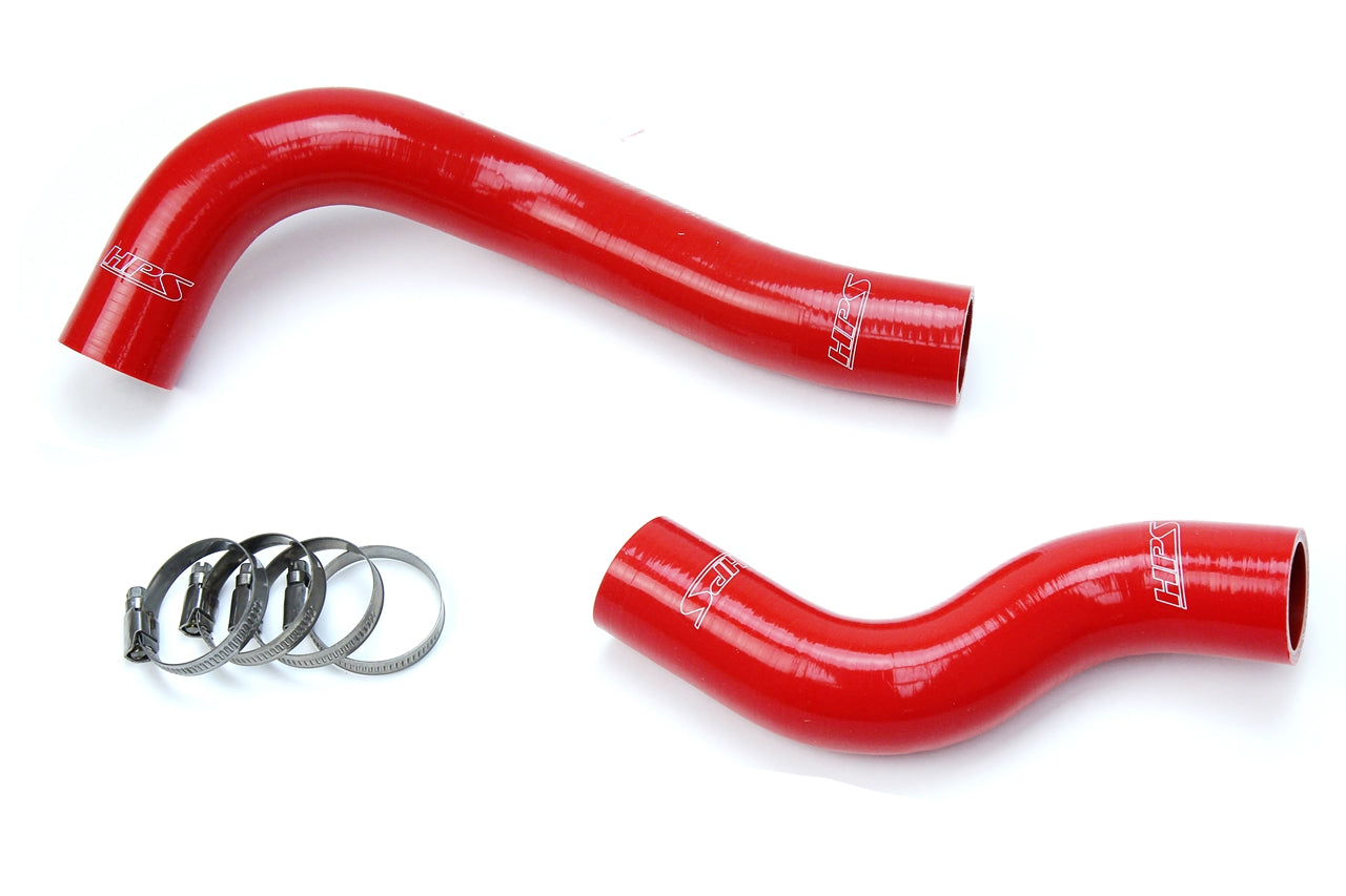 HPS Performance High Temp Reinforced Silicone Radiator Coolant Hose Kit Red 57-1632-RED