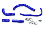 HPS Performance High Temp Reinforced Silicone Radiator Coolant Hose Kit Blue 57-1633-BLUE