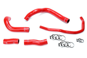 HPS Performance High Temp Reinforced Silicone Radiator Coolant Hose Kit Red 57-1633-RED