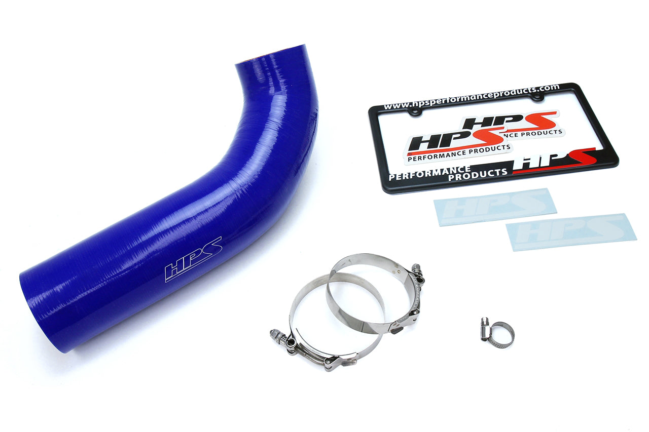 HPS Performance High Temp Reinforced Silicone Air Intake Hose Kit Blue 57-1639-BLUE