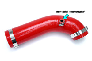 HPS Performance High Temp Reinforced Silicone Air Intake Hose Kit, Red, 57-1639-RED