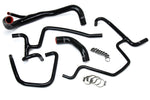 HPS Performance High Temp Reinforced Silicone Radiator and Heater Coolant Hose Kit Black 57-1646-BLK