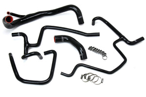 HPS Performance High Temp Reinforced Silicone Radiator and Heater Coolant Hose Kit Black 57-1646-BLK