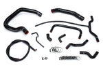 HPS Performance High Temp Reinforced Silicone Radiator and Heater Coolant Hose Kit Black 57-1661-BLK