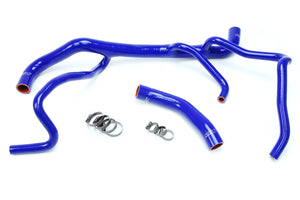 HPS Performance High Temp Reinforced Silicone Radiator Coolant Hose Kit Blue 57-1664-BLUE