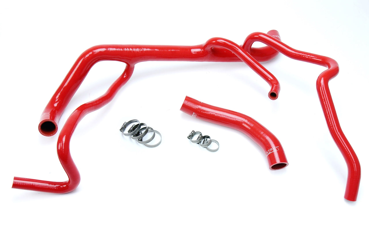 HPS Performance High Temp Reinforced Silicone Radiator Coolant Hose Kit Red 57-1664-RED