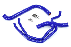 HPS Performance High Temp Reinforced Silicone Radiator Coolant Hose Kit Blue 57-1673-BLUE