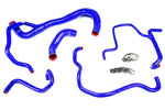 HPS Performance High Temp Reinforced Silicone Radiator and Heater Coolant Hose Kit Blue 57-1675-BLUE