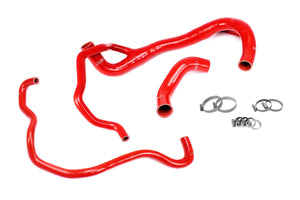 HPS Performance High Temp Reinforced Silicone Radiator Coolant Hose Kit Red 57-1675R-RED