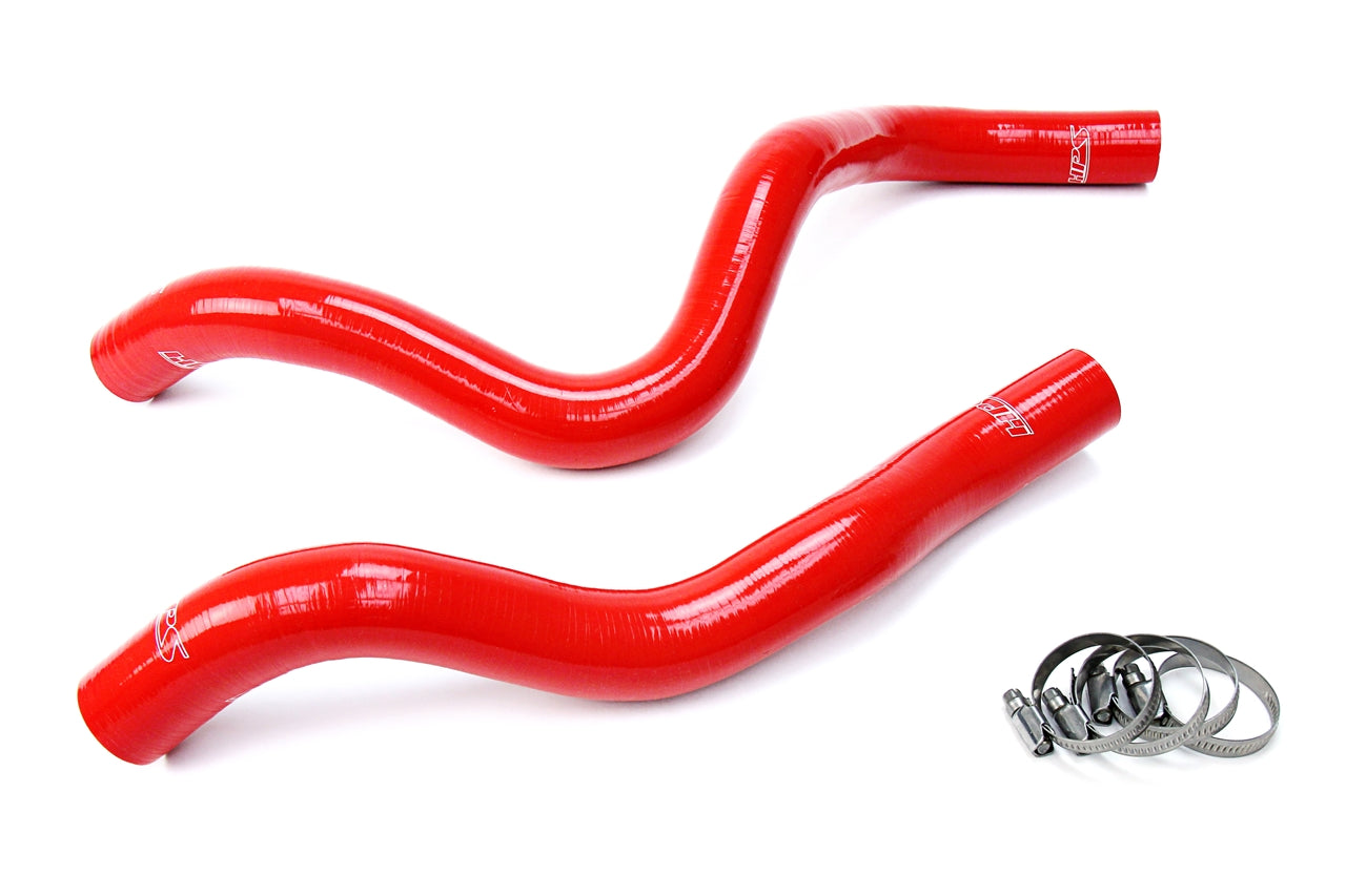 HPS Performance High Temp Reinforced Silicone Radiator Coolant Hose Kit Red 57-1677-RED
