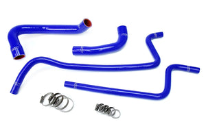 HPS Performance High Temp Reinforced Silicone Radiator and Heater Coolant Hose Kit Blue 57-1689-BLUE