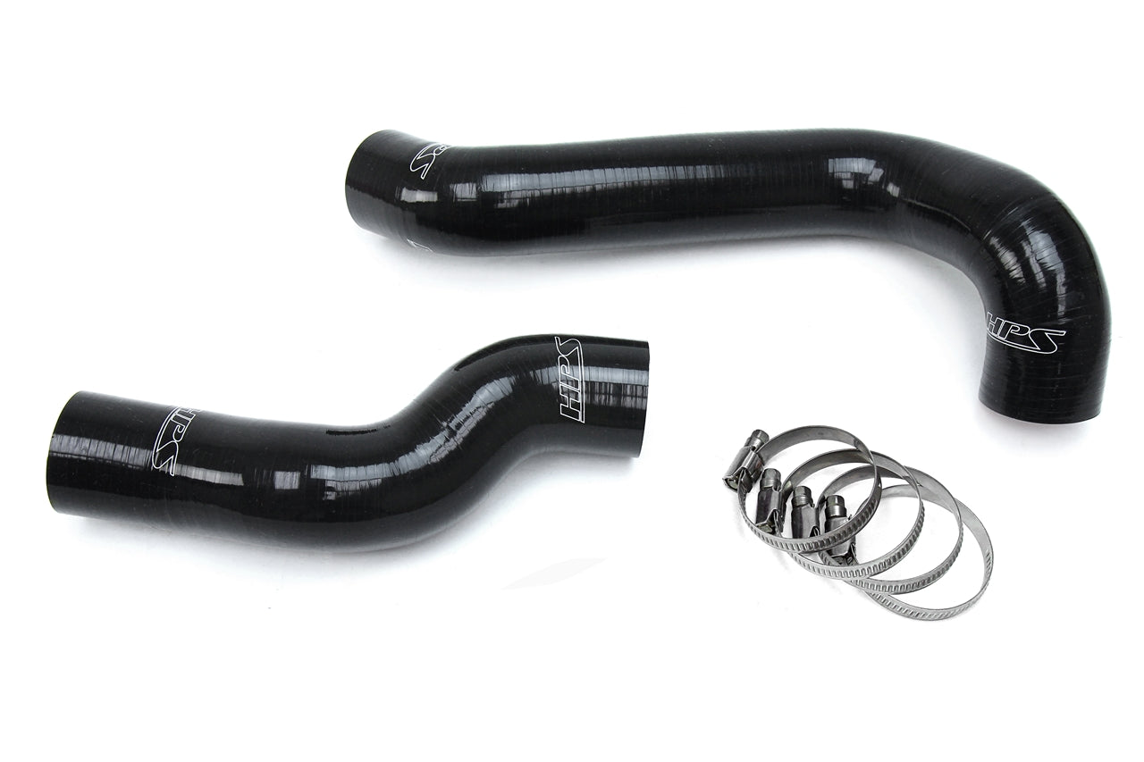 HPS Performance High Temp Reinforced Silicone Radiator Coolant Hose Kit Black 57-1698-BLK