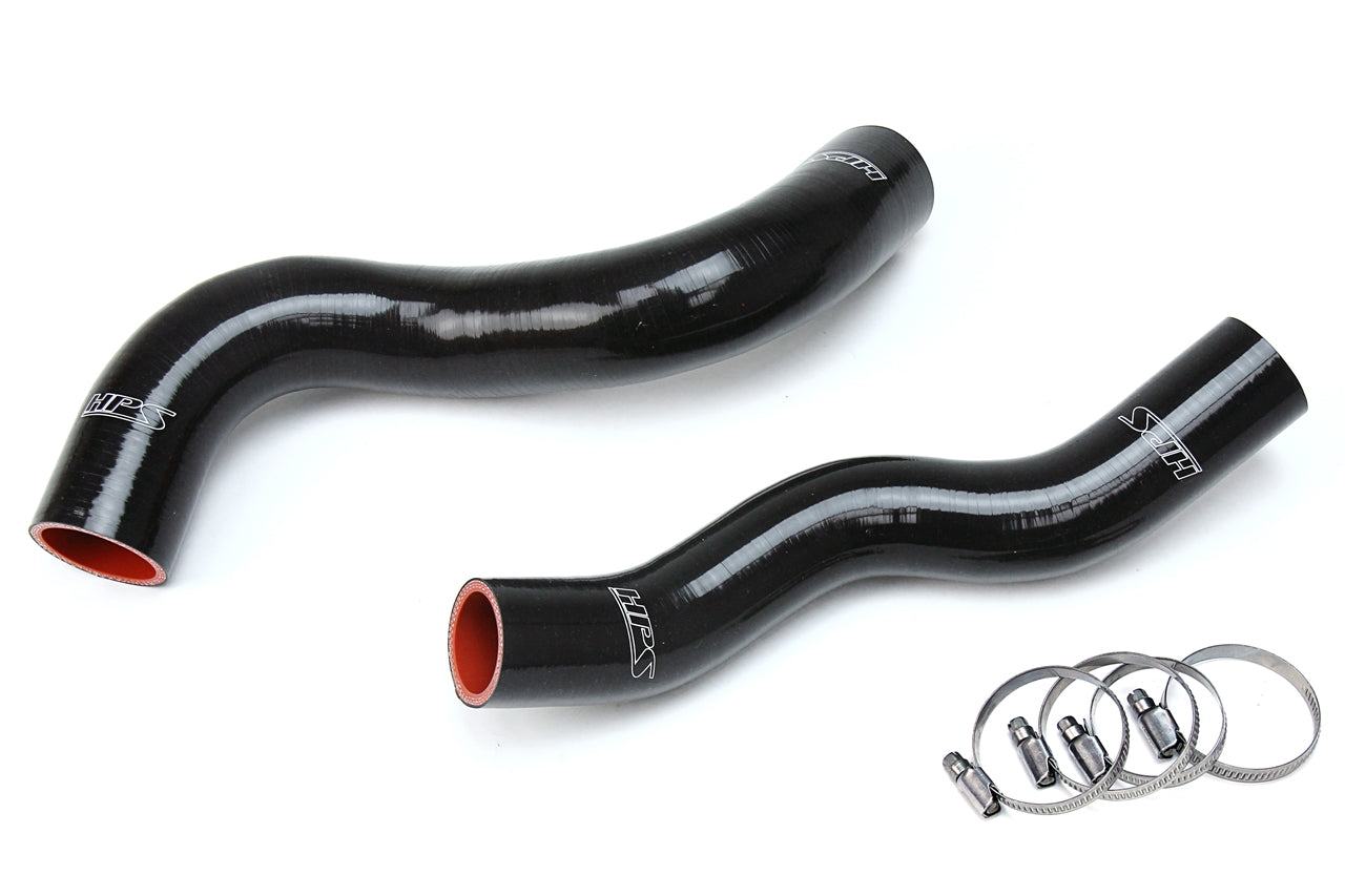 HPS Performance High Temp Reinforced Silicone Radiator Coolant Hose Kit Black 57-1703-BLK