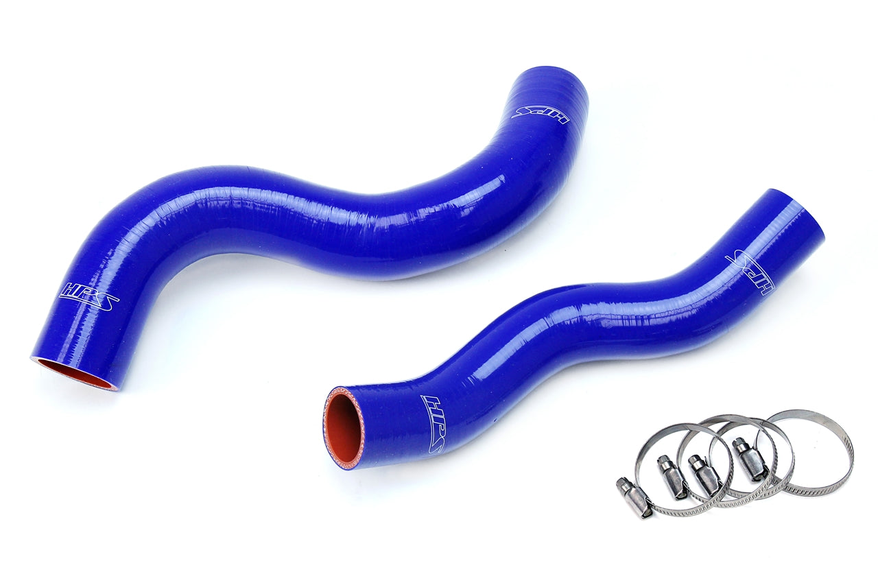 HPS Performance High Temp Reinforced Silicone Radiator Coolant Hose Kit Blue 57-1703-BLUE