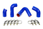HPS Performance Silicone Transmission Oil Cooler Coolant Hose Kit Mack Trucks 2007-2010 LEU612 Replace OE Part # 20934539  21548313  21794132  21794129 Blue 57-1708-BLUE