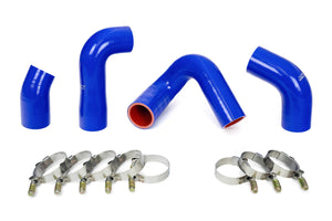 HPS Performance Silicone Transmission Oil Cooler Coolant Hose Kit Mack Trucks 2007-2010 LEU612 Replace OE Part # 20934539  21548313  21794132  21794129 Blue 57-1708-BLUE