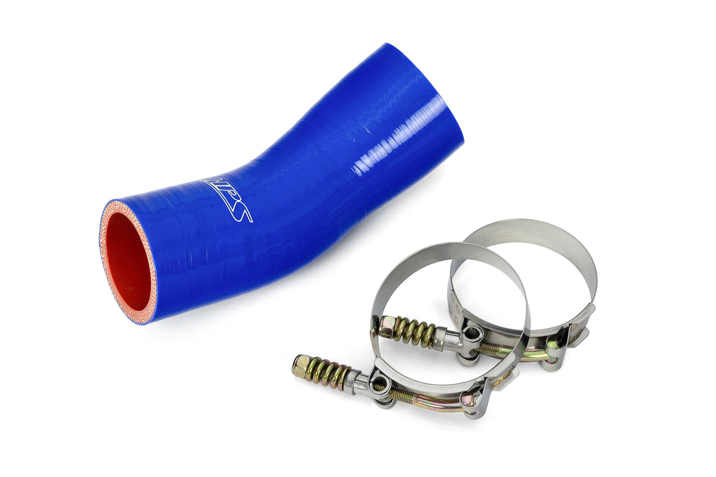 HPS Performance Silicone Transmission Oil Cooler Coolant Hose Volvo Mack MP7 Engine Trucks replace OE Part # 22891976 57-1719 Blue 57-1719-BLUE