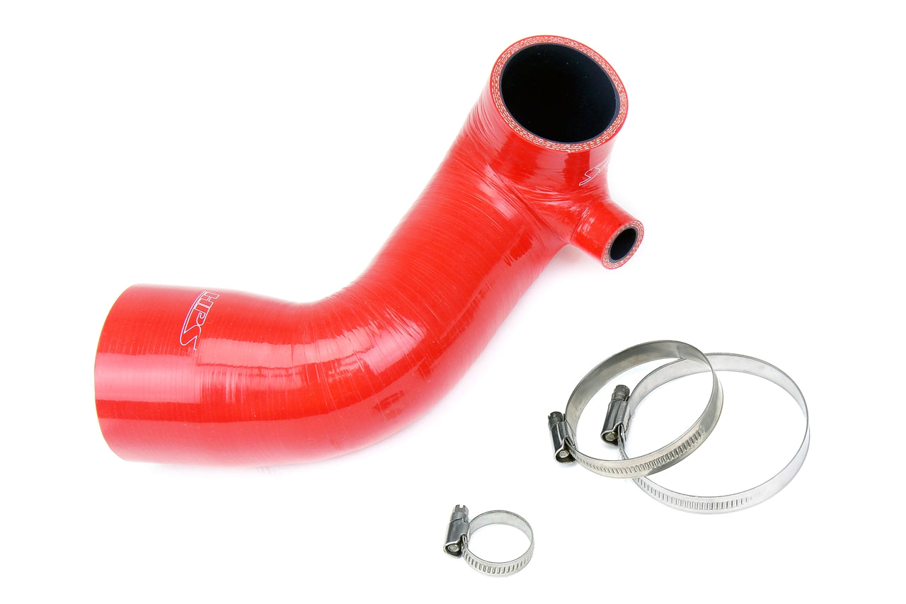 HPS Performance High Temp Reinforced Silicone Air Intake Hose Kit Red 57-1726-RED