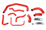 HPS Performance High Temp Reinforced Silicone Radiator Coolant Hose Kit Red 57-1728-RED