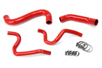 HPS Performance High Temp Reinforced Silicone Radiator and Heater Coolant Hose Kit Red 57-1731-RED