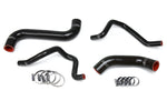 HPS Performance High Temp Reinforced Silicone Radiator and Heater Coolant Hose Kit Black 57-1734-BLK